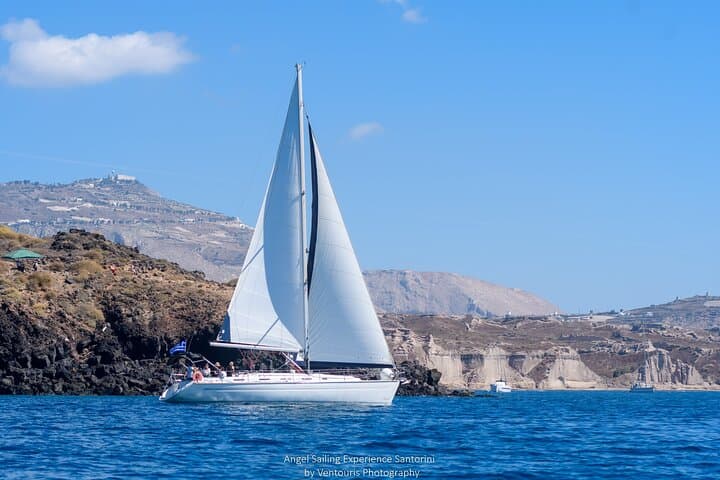 Sunset Sail & Dinner on Santorini’s Caldera: Private 44ft Yacht Experience photo 6
