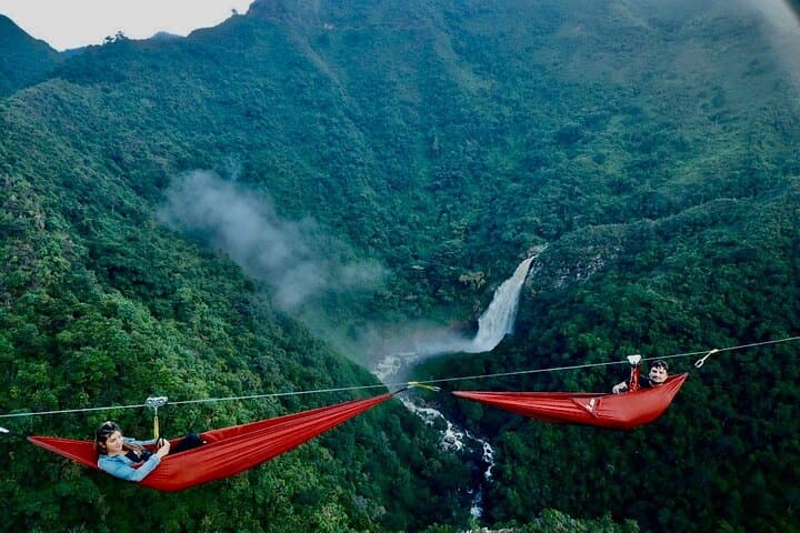 Medellín Zipline, Waterfall Hike & Sky Hammocks at Salto del Buey