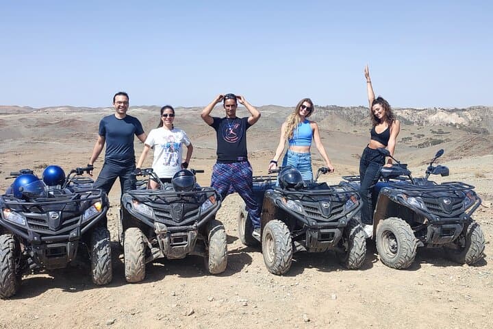 Quad Biking in Agafay Desert near Marrakech: Sunset ATVs & Berber Tea photo 6