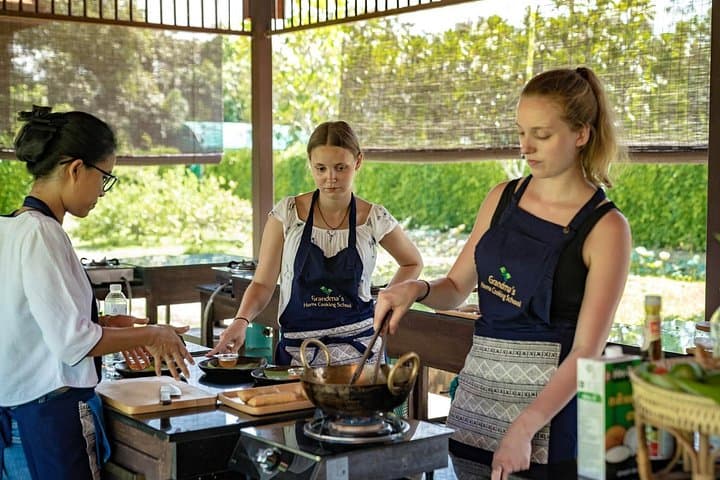 Sunset Thai Cooking with Grandma: Farm-to-Table Evening Feast in Chiang Mai photo 2