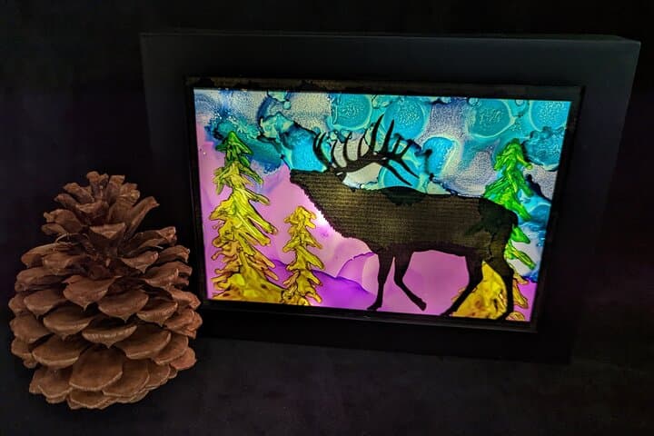Alcohol Ink Light Boxes in Estes Park: Family-Friendly Riverwalk Art Class photo 6