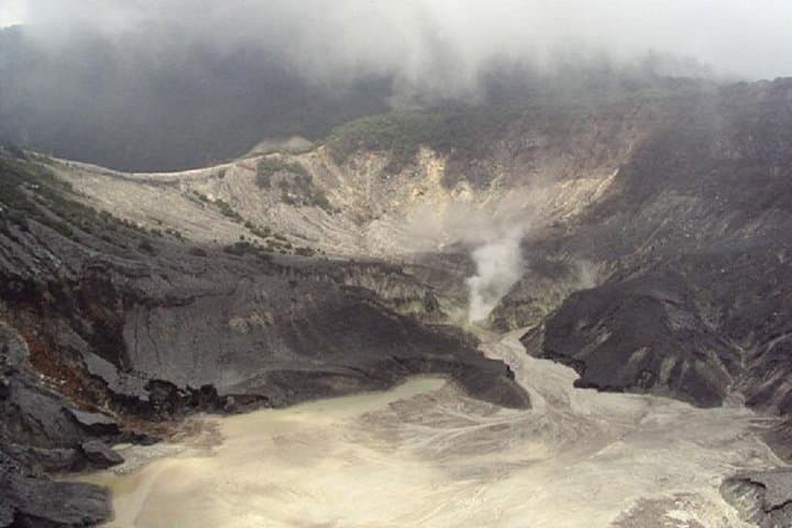 Tangkuban Perahu Volcano, Tea Plantation & Hot Spring Day Tour from Jakarta