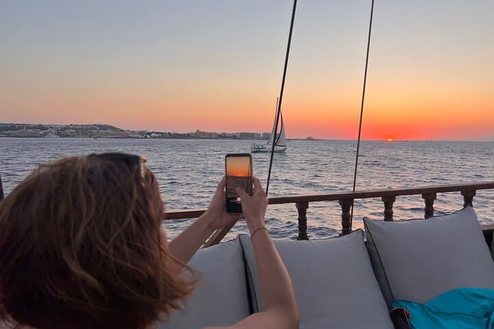 Rhodes Sunset Cruise: Kallithea Swim, Greek BBQ & Unlimited Aperol Spritz photo 6