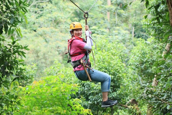 Chiang Mai Zipline Adventure: 1000m Canopy Zipline in Mae Rim