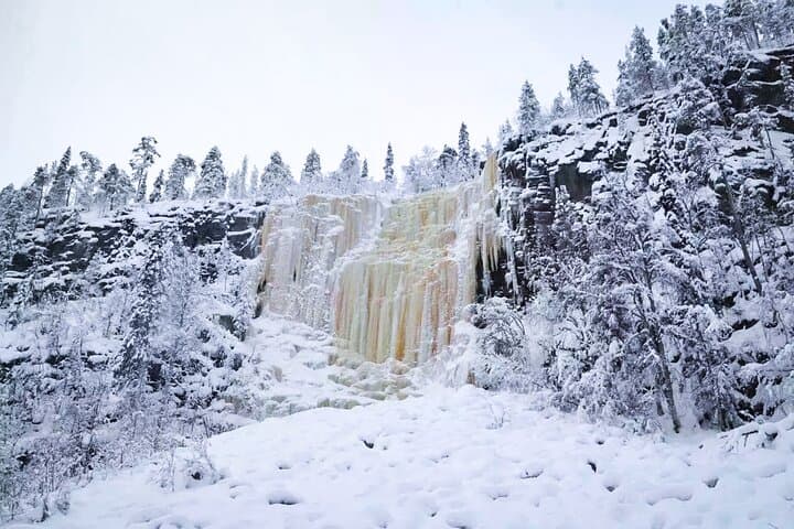 Korouoma Canyon Frozen Waterfalls: Winter Hike from Rovaniemi photo 4