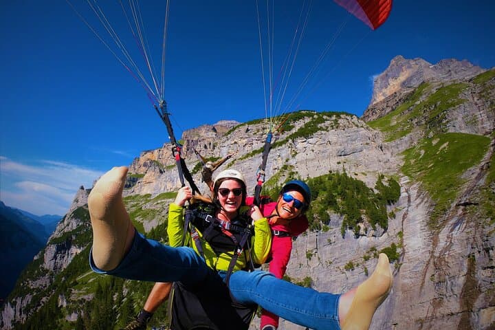 Soaring Above Villars: Paragliding Discovery Flight in the Chablais Alps photo 2