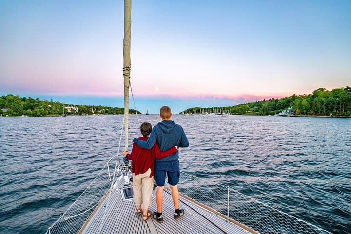 Halifax Sunset Wine and Cheese Yacht Sailing on a 45-Foot Luxury Yacht