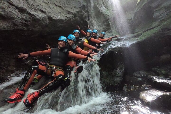Canyoning Lower Ilheus, Flores Island — Guided Canyon Rappels in the Azores