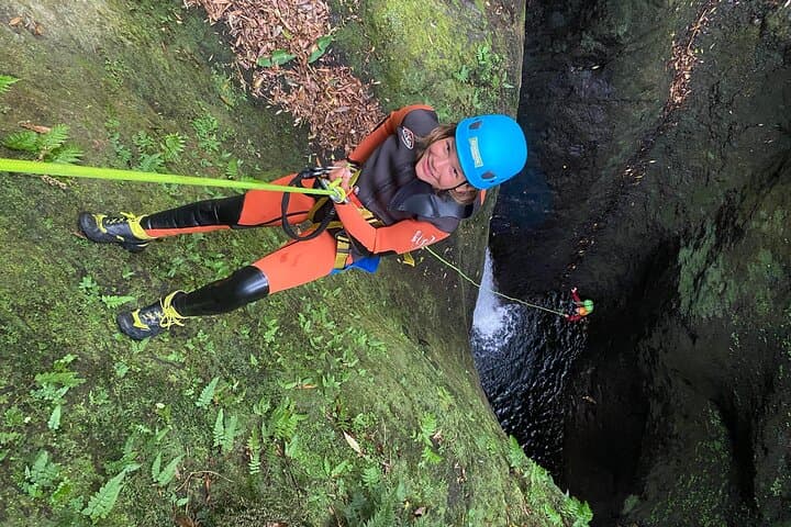 Canyoning Lower Ilheus, Flores Island — Guided Canyon Rappels in the Azores photo 3