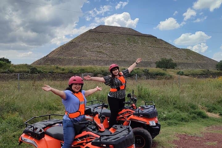 ATV Adventure at Teotihuacán: Private Ride Through Pyramids & Caves