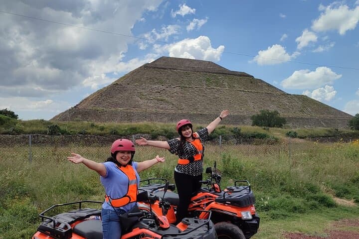 ATV Adventure at Teotihuacán: Private Ride Through Pyramids & Caves photo 3