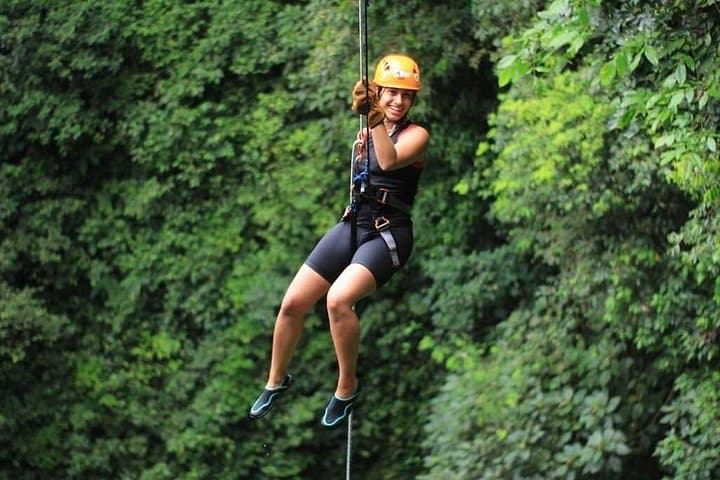 Arenal Combo Extreme: Waterfall Canyoning and Two-Zipline Adventure from La Fortuna photo 2