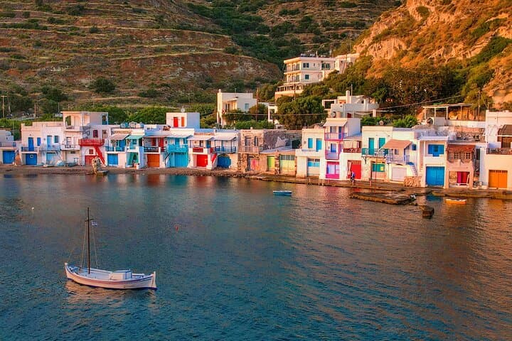 Half-Day Sunset Catamaran Cruise to Kleftiko with Lunch — Milos photo 3