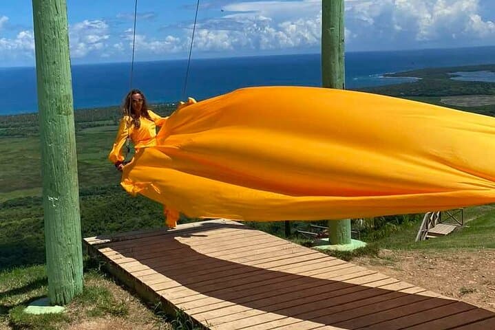Flying Dresses Photo Shoot in Bayahibe — Dramatic Beach Portraits in the Dominican Republic photo 3