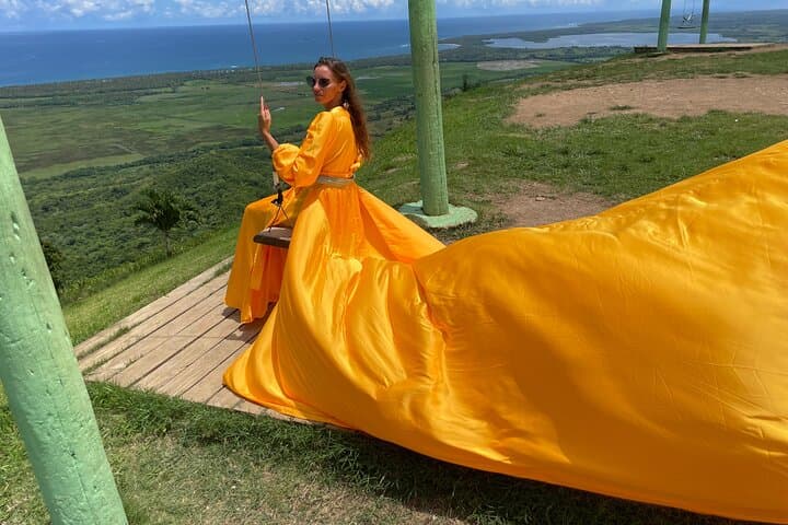 Flying Dresses Photo Shoot in Bayahibe — Dramatic Beach Portraits in the Dominican Republic photo 5