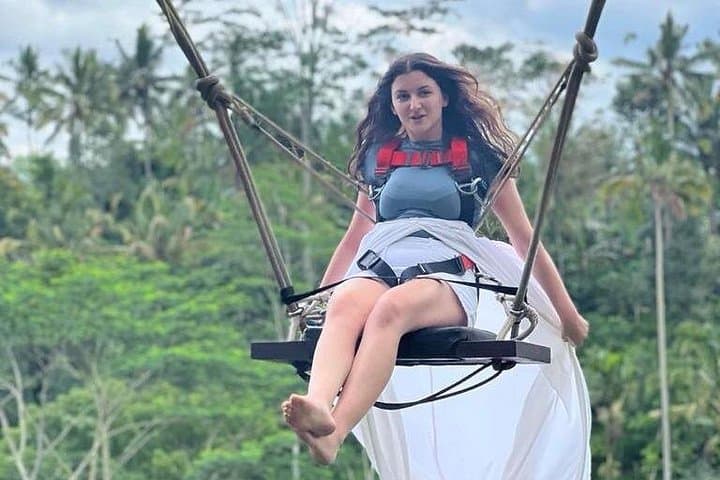 Bali Jungle Swing and Ubud Day Tour: Monkey Forest, Ceking Rice Terrace & Tegenungan Waterfall photo 1