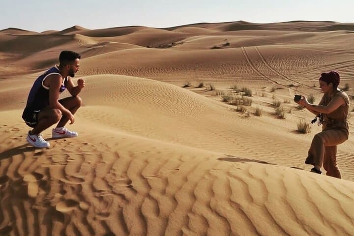 Private Desert Safari in Al Madam — Camel Ride, Dune Bashing & Bedouin BBQ photo 3