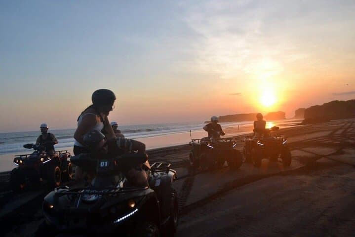 Sunset ATV Ride Along Bali's Black-Sand Beach: Tegal Mengkeb to Canggu photo 3