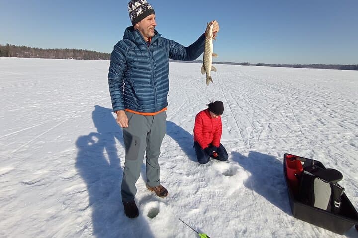 Ice Fishing on Lake Bodom: Half-Day Pilkki Experience from Helsinki