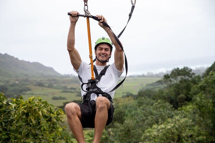 soar-the-treetops-kualoa-ranch-zipline-tour-oahu photo 6