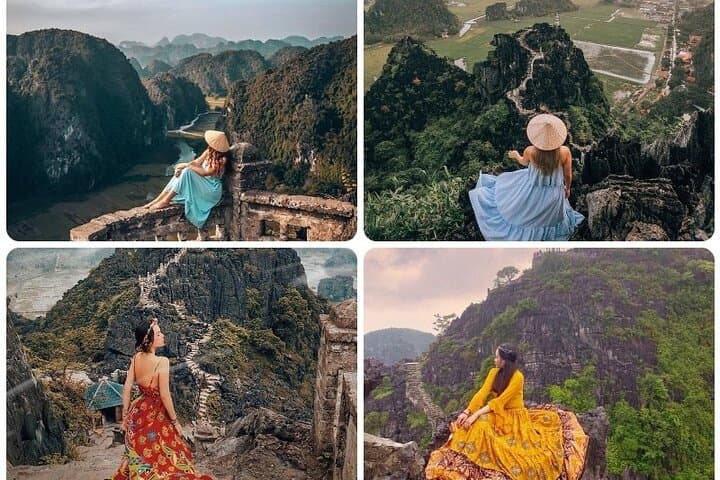 Full-Day Ninh Binh: Trang An Boat Tour, Mua Cave Climb & Cycling from Hanoi photo 1
