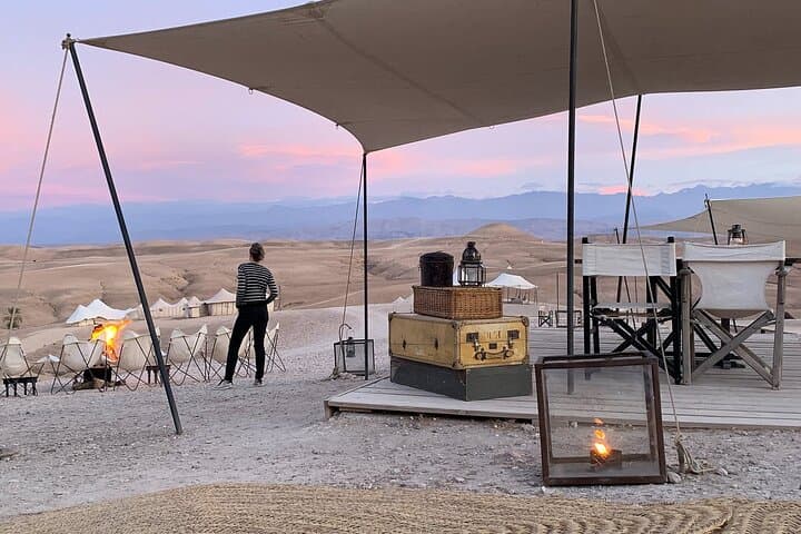 Agafay Sunset Camel Ride & Dinner: Half-Day Desert Experience from Marrakech photo 2