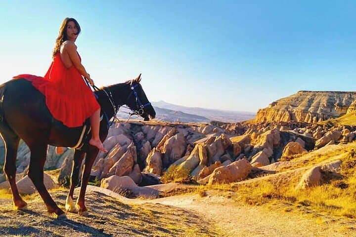 Cappadocia Sunset Horseback Ride: Red, Rose & Meskendir Valleys in 2 Hours photo 3