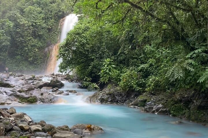 Blue Waterfalls & Arenal: 2-Day Adventure from La Fortuna