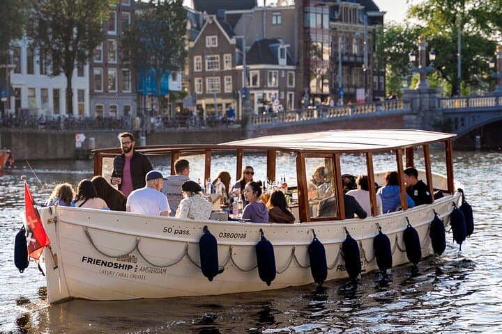 Amsterdam Light Festival Cruise: Luxury Canal Tour with Unlimited Drinks photo 4