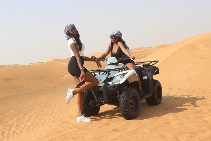 Dubai Desert Quad Adventure: Dune-Bashing, Sandboarding & Camel Rides photo 4
