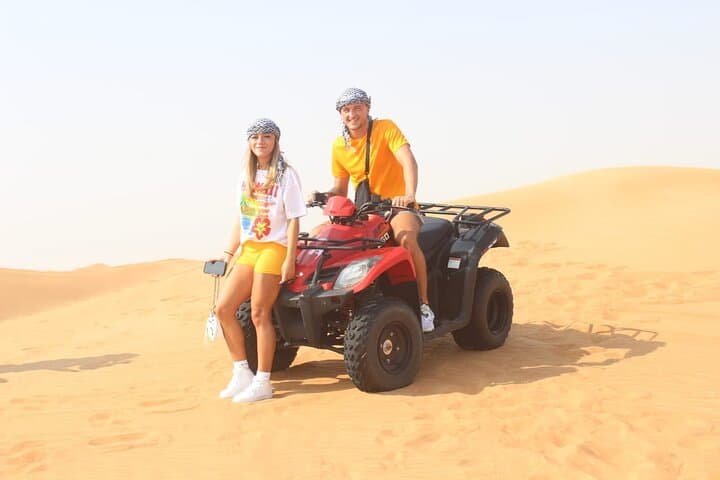 Dubai Desert Quad Adventure: Dune-Bashing, Sandboarding & Camel Rides photo 5