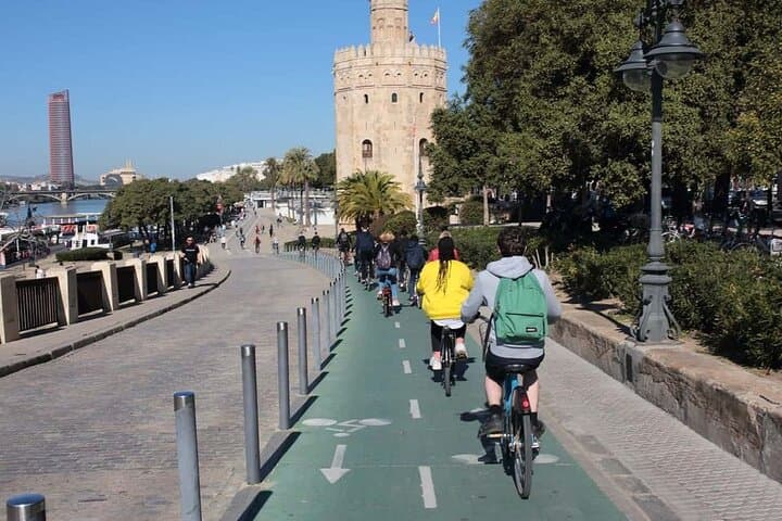 Cycle the Guadalquivir: Seville Bike Tour to Alamillo Park & American Gardens photo 4