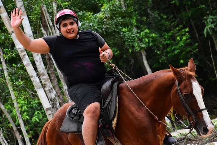 Riviera Maya Jungle Combo: ATV, Ziplines, Cenote & Horseback Adventure