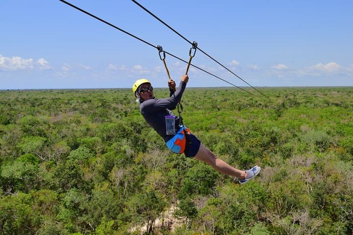 Tulum Combo Adventure: ATV, Ziplines, Rappel and Cenote with Lunch photo 5