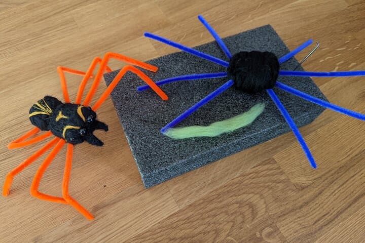 Make Felted Halloween Spiders in Estes Park — Needle-Felting Class photo 2