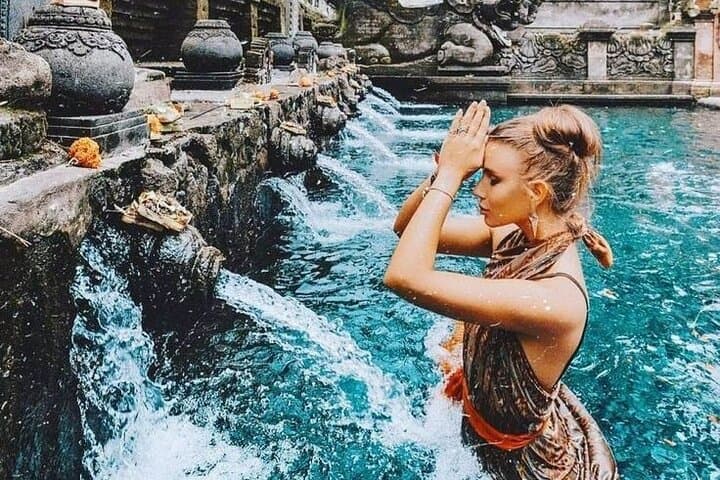 Full-Day Ubud Tour: Monkey Forest, Tirta Empul, Tegalalang Rice Terrace & Waterfall photo 1