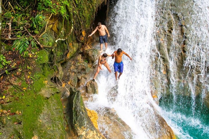 Blue Hole Waterfalls & Rasta Garden Day Trip from Montego Bay