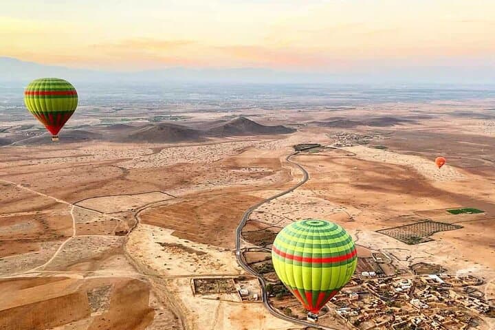 Sunrise Hot Air Balloon Over Marrakech with Berber Breakfast