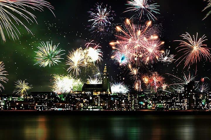 Midnight Champagne Cruise: New Year’s Fireworks from Reykjavík Harbor
