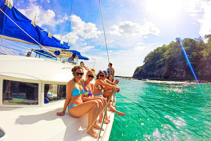 Private Morning Catamaran Cruise in Playa Flamingo: Snorkel, Kayak & Beach Stops photo 2