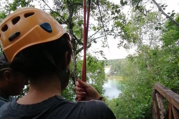 Hike, Zipline and Rappel at Punta Laguna: Tulum Monkey Sanctuary Adventure photo 2