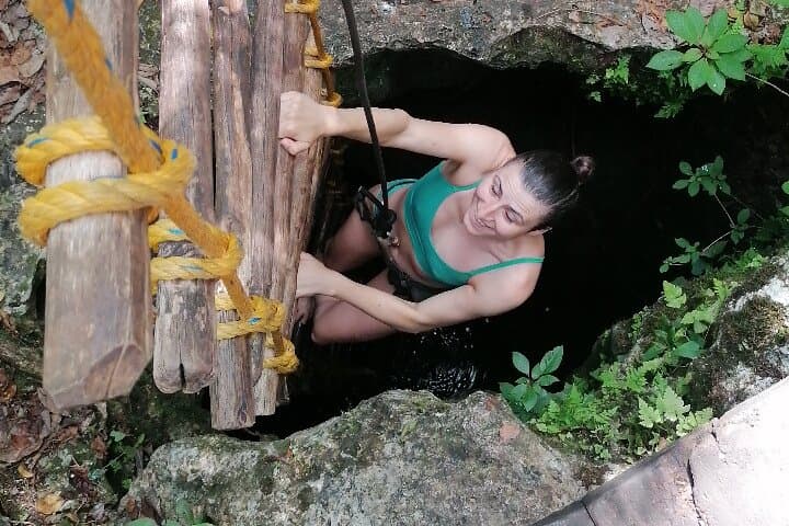 Hike, Zipline and Rappel at Punta Laguna: Tulum Monkey Sanctuary Adventure photo 6
