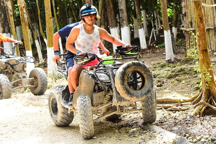 Playa del Carmen 3-in-1 Jungle Adventure: ATV, Zipline & Cenote Swim photo 2