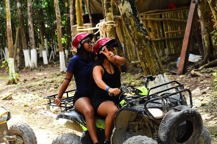Mayan Jungle Combo: ATV, Zipline & Cenote Swim in Puerto Morelos photo 2