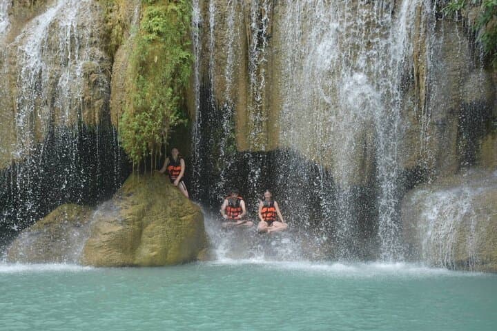 Erawan Waterfall and Bridge over the River Kwai — Private Day Tour from Bangkok