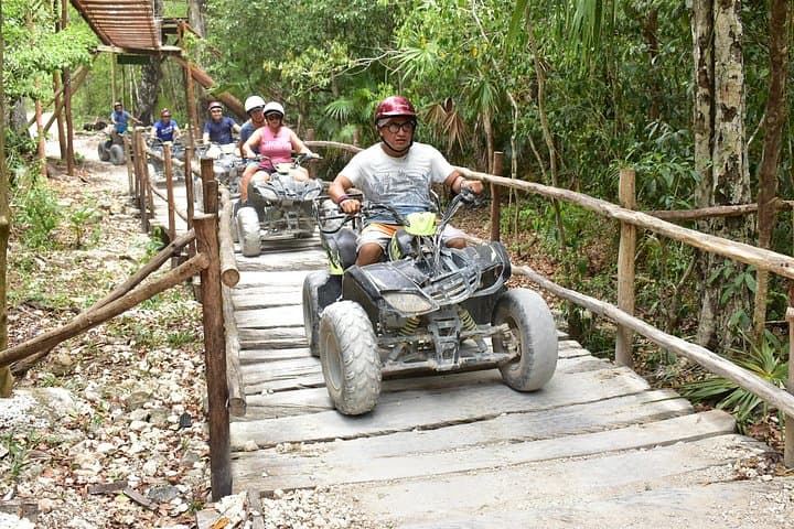 Mayan Jungle Combo: ATV Ride, Six Ziplines & Cenote Swim from Playa del Carmen photo 4