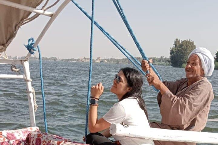 Khan el-Khalili Bazaar and Private Nile Felucca Ride in Cairo