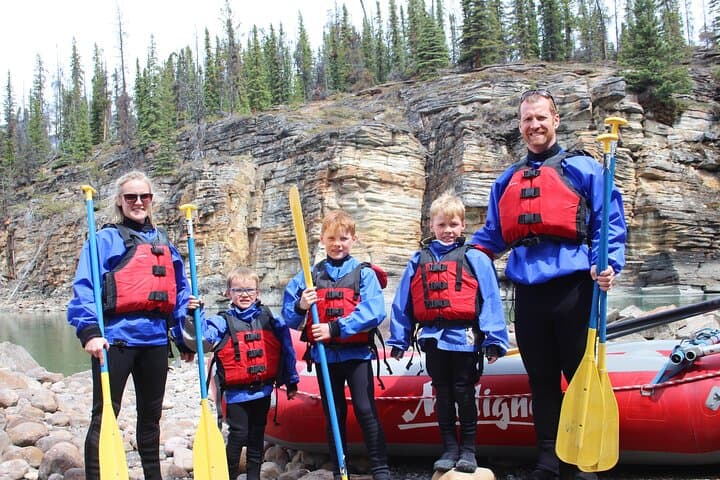 Athabasca Canyon Family Rafting: Class II+ Rapids from Jasper photo 2