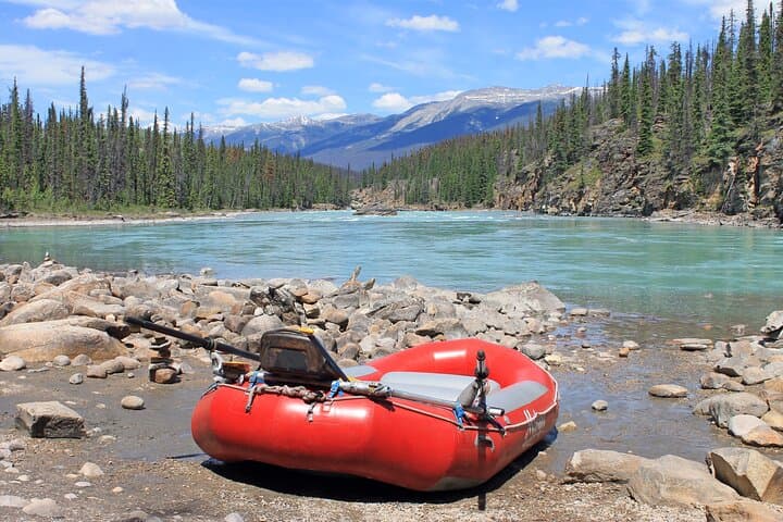 Athabasca Canyon Family Rafting: Class II+ Rapids from Jasper photo 3