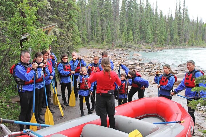 Athabasca Canyon Family Rafting: Class II+ Rapids from Jasper photo 4